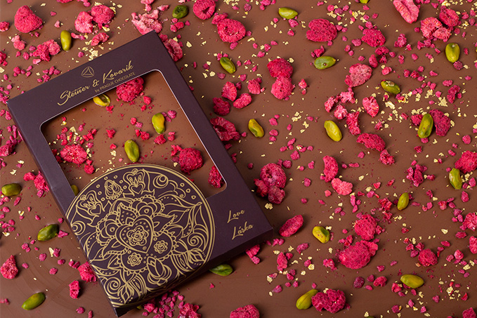 Decorated chocolate mandalas: The story